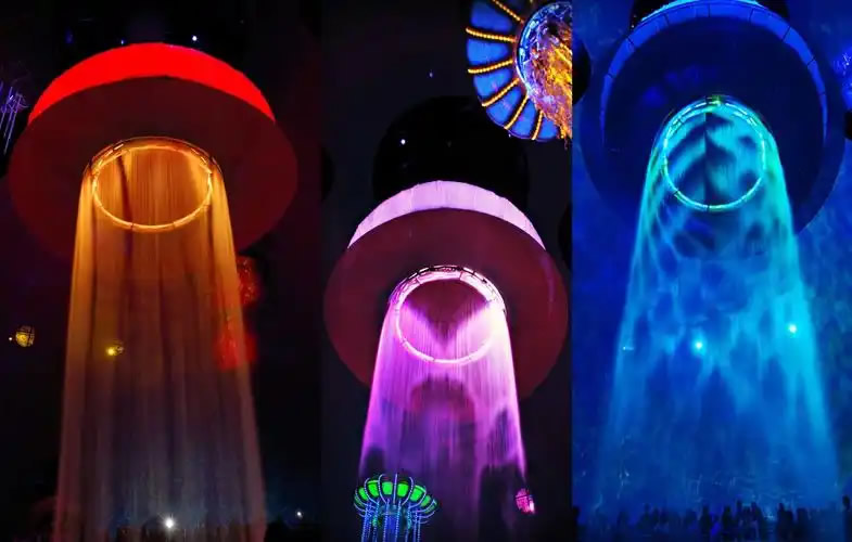 數(shù)字水幕：一場(chǎng)流淌的科技視覺(jué)盛宴，重新定義城市光影美學(xué)